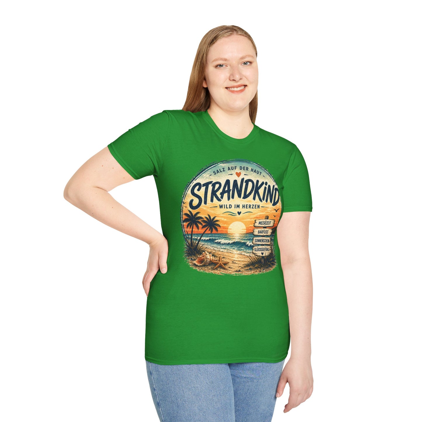 Strandkind T-Shirt – Salz auf der Haut, Wild im Herzen | Sommer & Meer Motiv