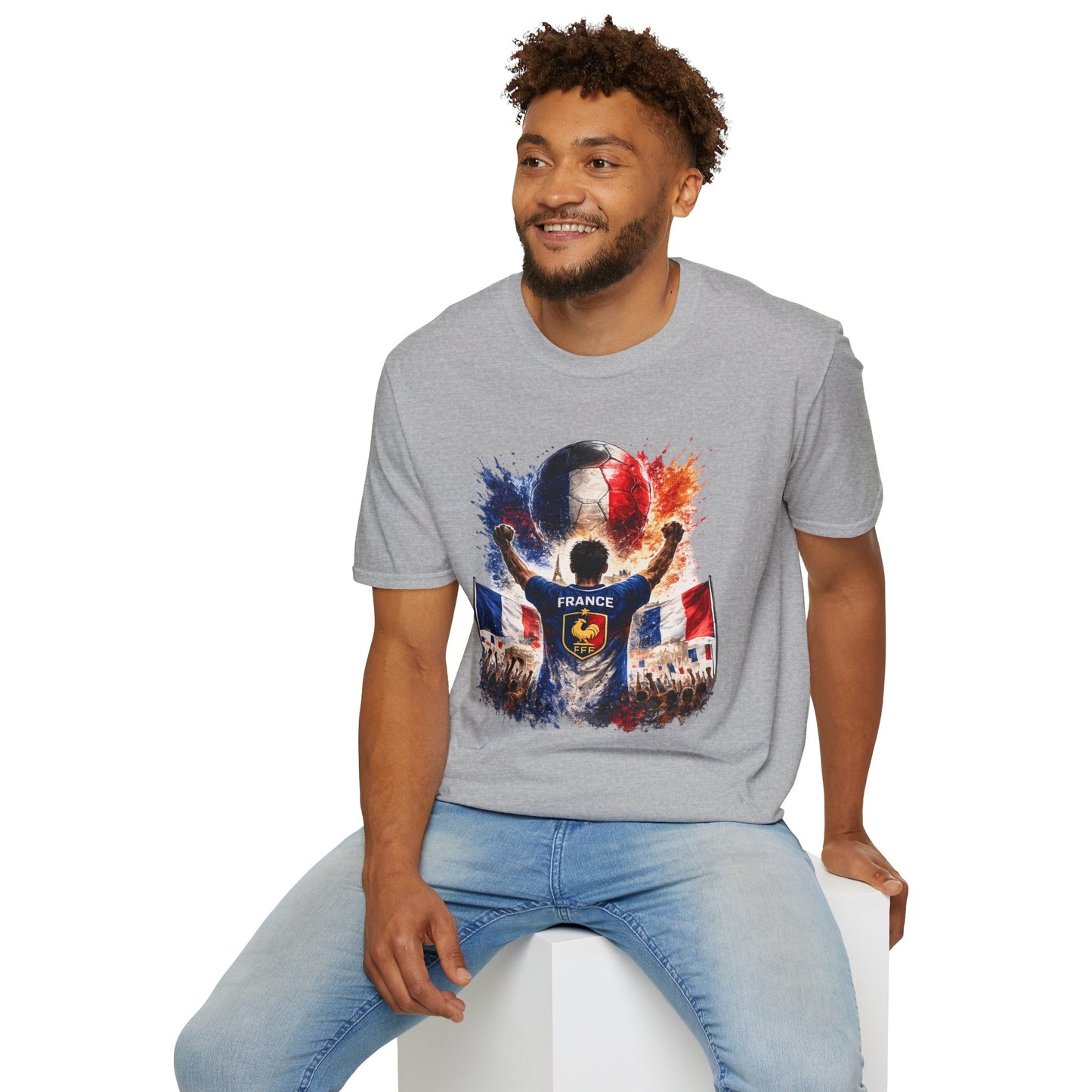 Frankreich Fan Shirt 2026 | France Football Supporter T-Shirt | Fußball Fan Geschenk