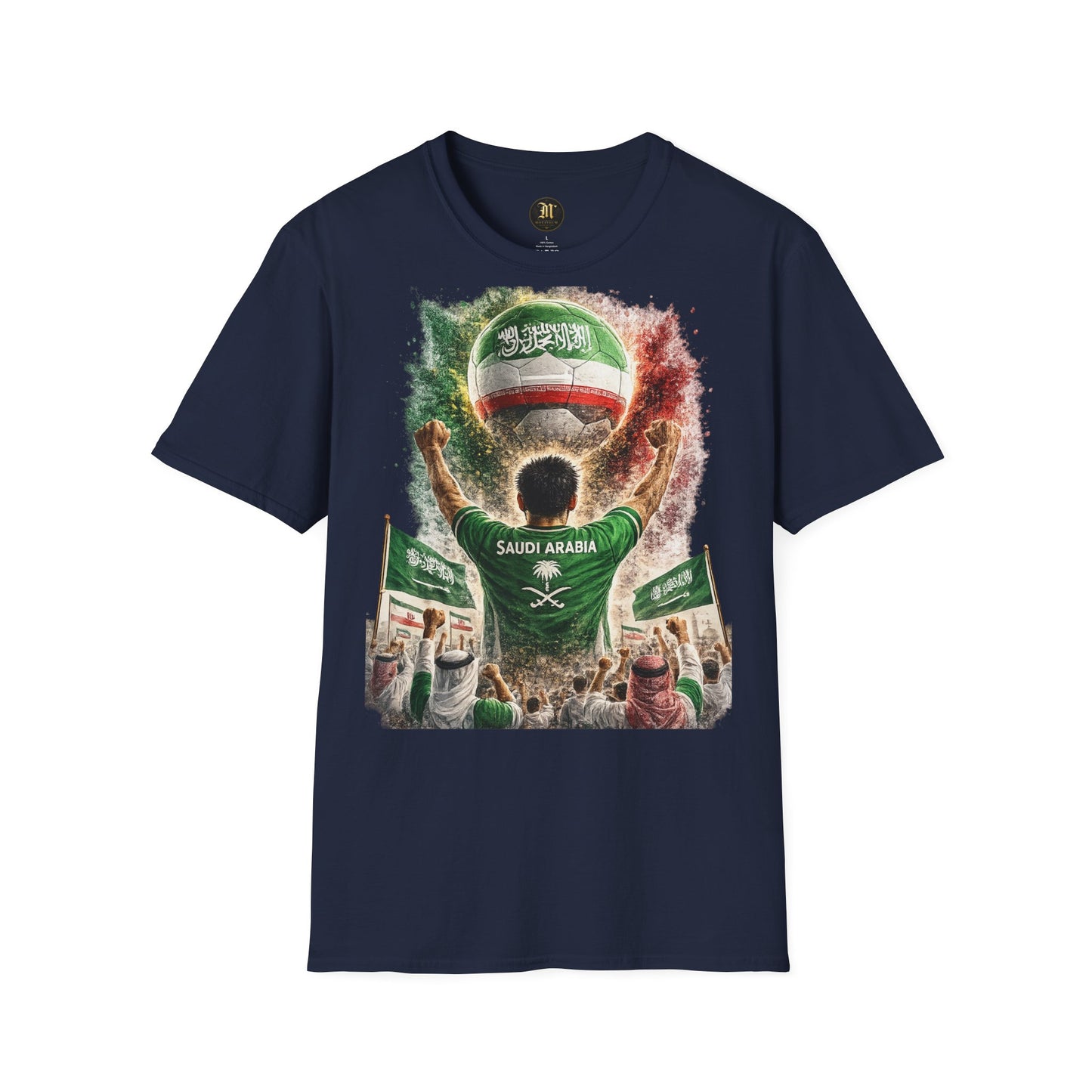 Saudi-Arabien Fußball Fan T-Shirt | Saudi Arabia Supporter Shirt | Saudi Arabia Fan Design | Fußball Fanartikel | Geschenk für Saudi-Arabien Fans