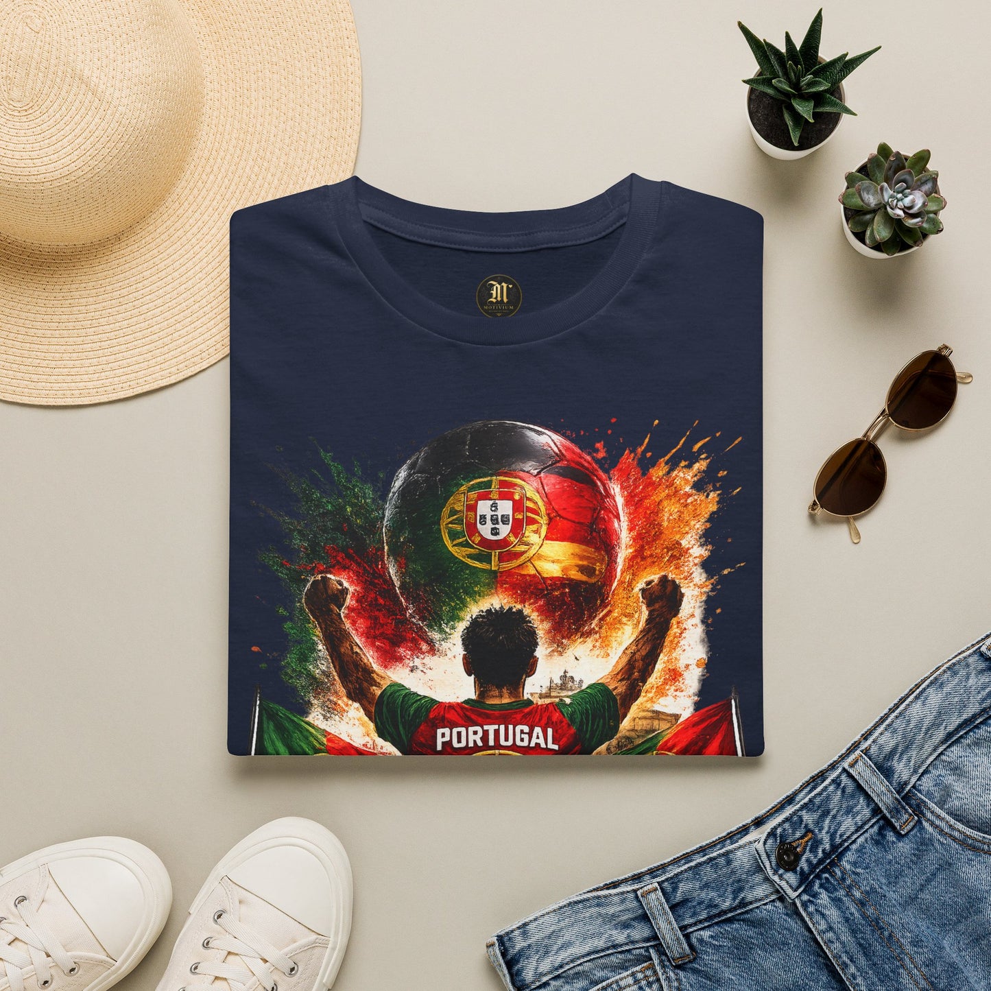 Portugal Fan Shirt 2026 | Portugal Football Supporter T-Shirt | Fußball Fan Geschenk
