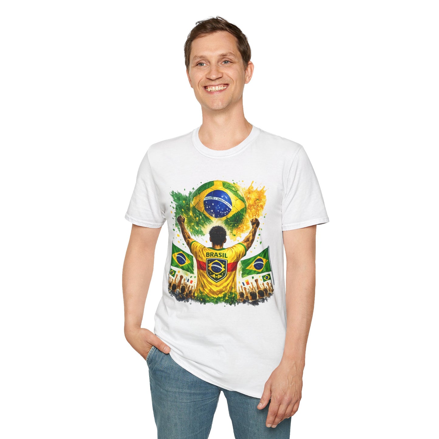 Brasilien Fan Shirt 2026 | Brazil Football Supporter T-Shirt | Fußball Fan Geschenk | Public Viewing | Brasil Supporter