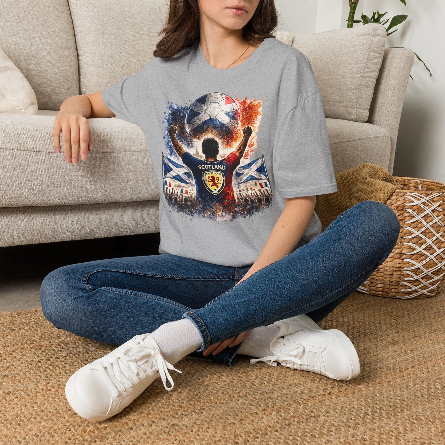 Schottland Fan Shirt – Scotland Football Supporter Design | Fußball Fan Geschenk