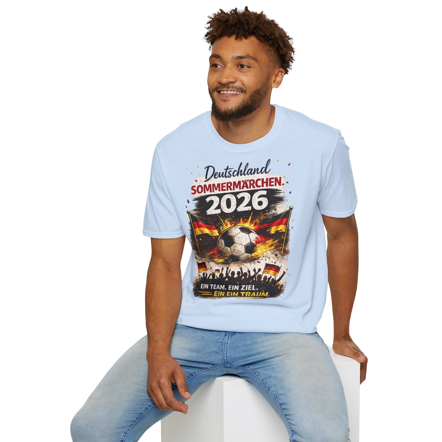 Deutschland Sommermärchen 2026 T-Shirt – Fußball Fan Shirt | Ein Team. Ein Ziel. Ein Traum.