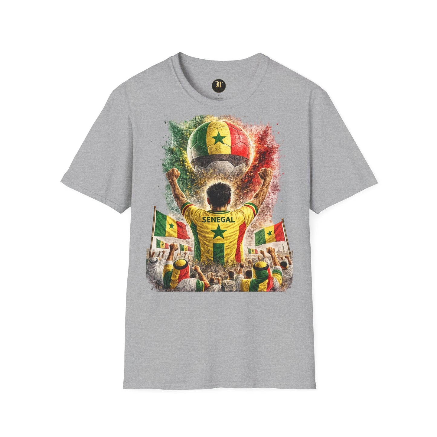 Senegal Fußball Fan T-Shirt | Senegal Supporter Shirt | Senegal Fan Design | Fußball Fanartikel | Geschenk für Senegal Fans