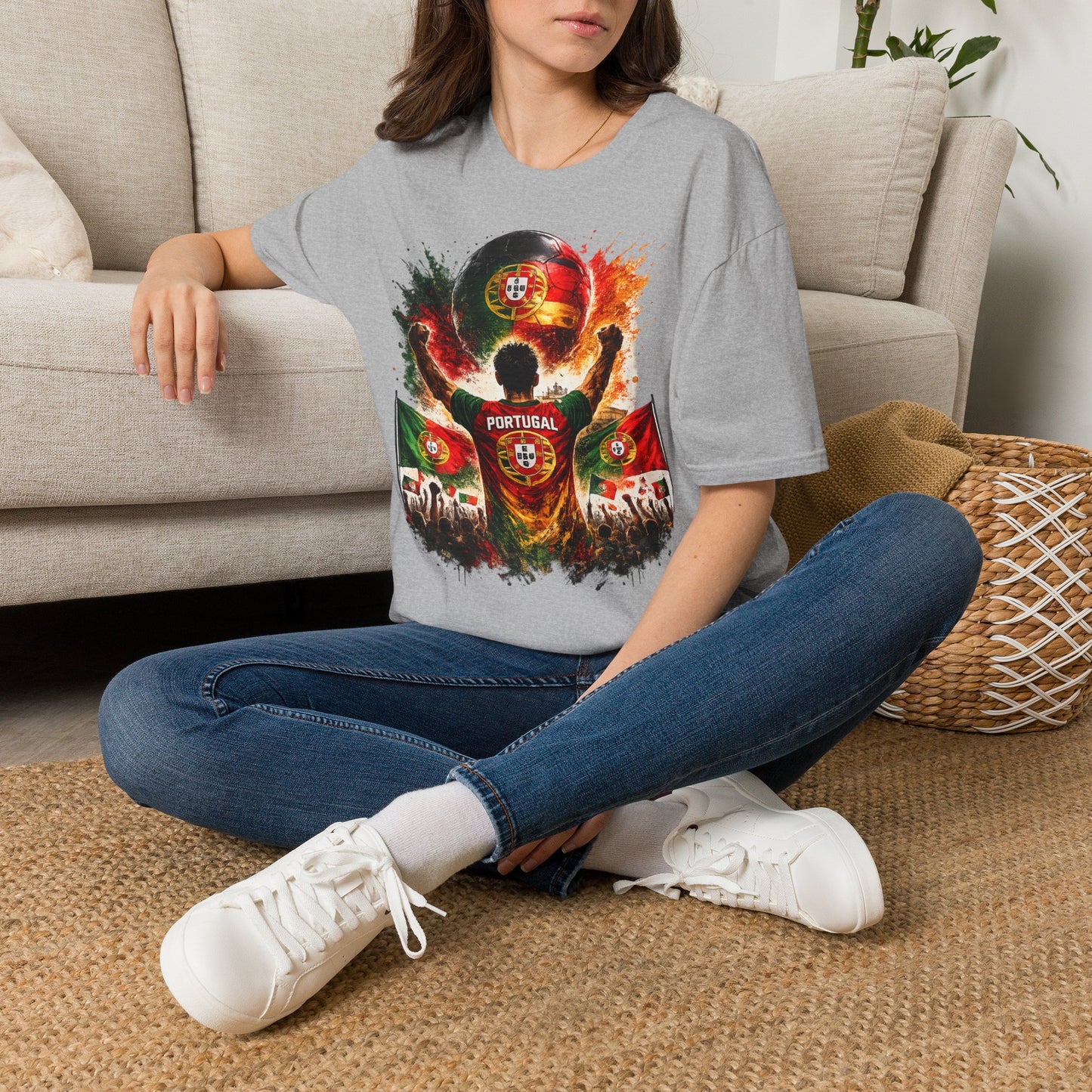 Portugal Fan Shirt 2026 | Portugal Football Supporter T-Shirt | Fußball Fan Geschenk