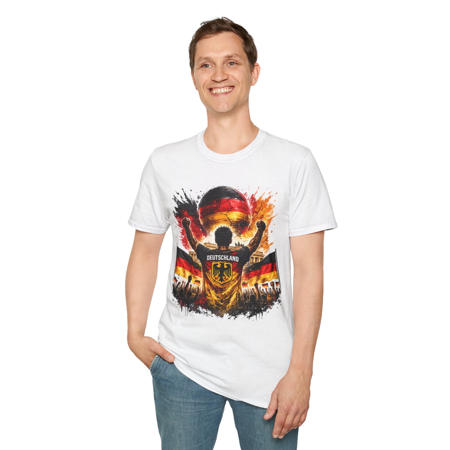 Deutschland Fan Shirt 2026 | German Football Supporter T-Shirt | Fußball Fan Geschenk