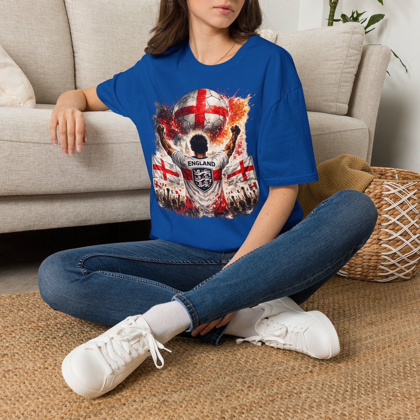 England Fan Shirt 2026 | England Football Supporter T-Shirt | Fußball Fan Geschenk
