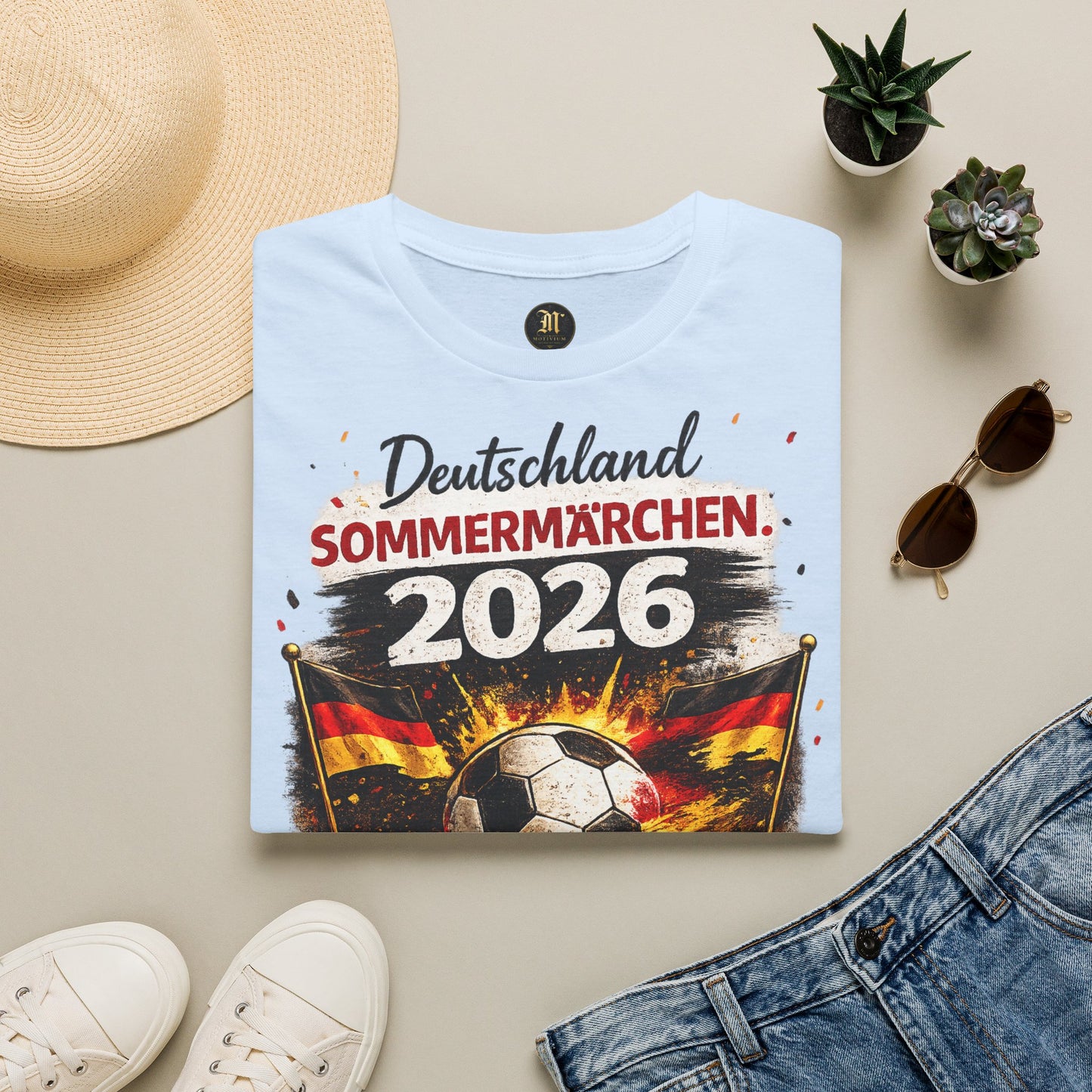 Deutschland Sommermärchen 2026 T-Shirt – Fußball Fan Shirt | Ein Team. Ein Ziel. Ein Traum.