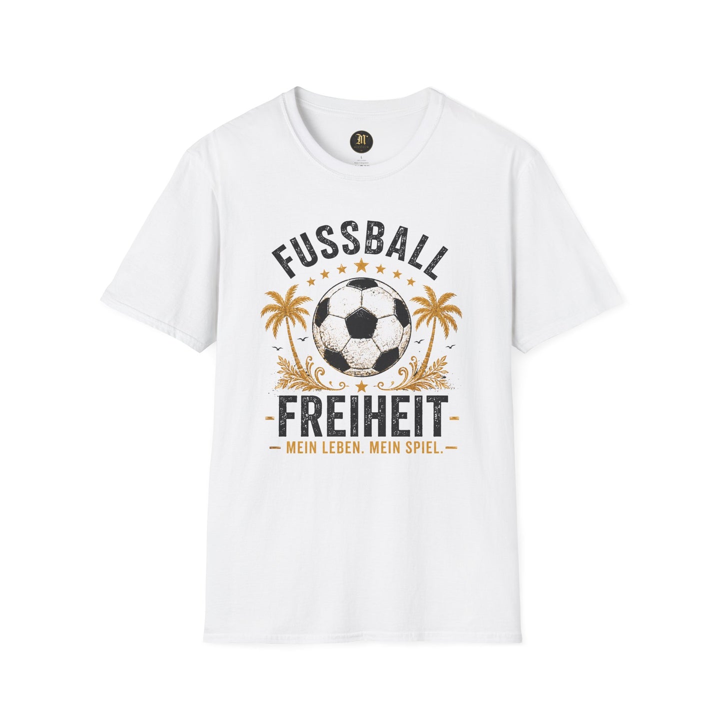 Fußball Freiheit Shirt – Vintage Fußball & Beach Lifestyle T-Shirt | Mein Leben. Mein Spiel