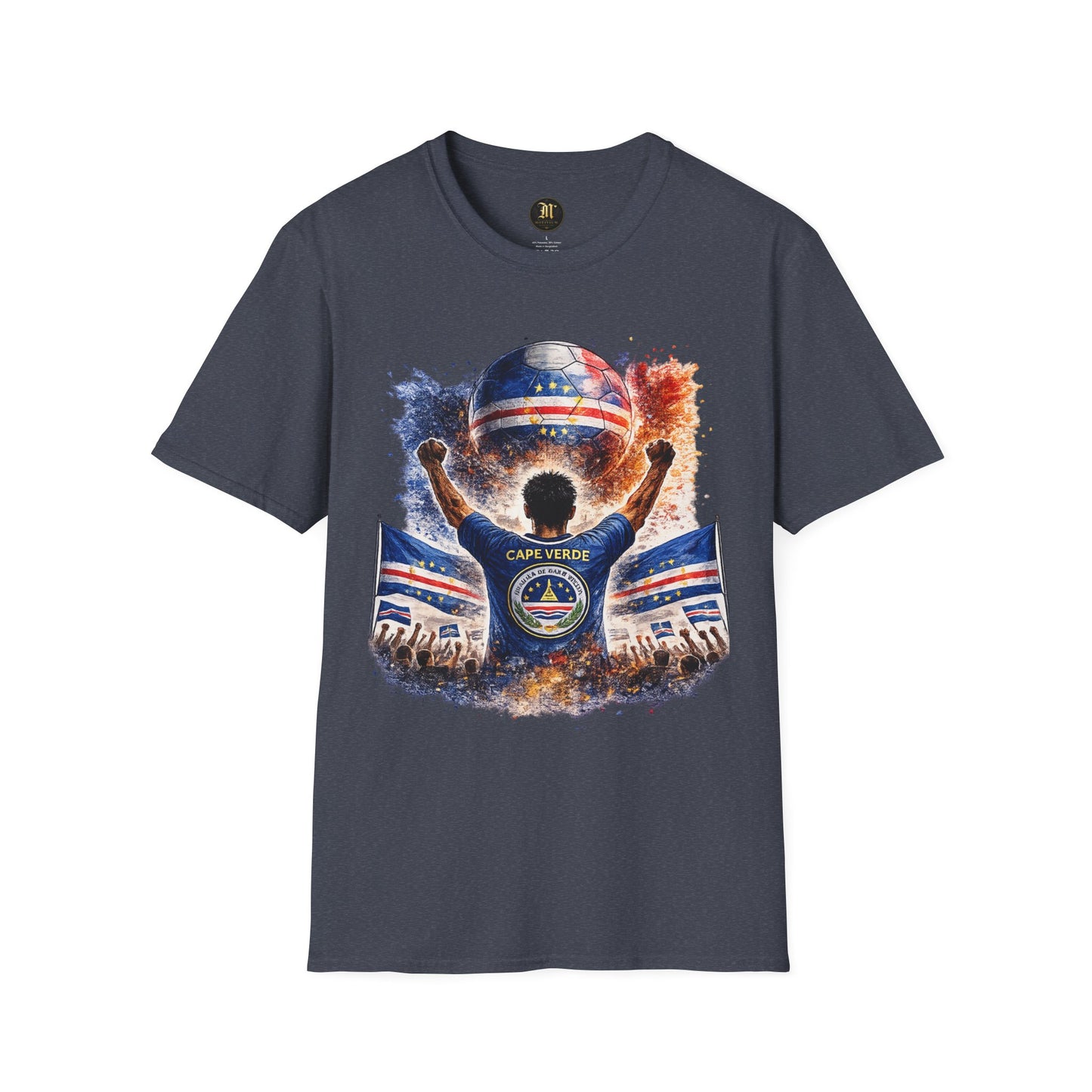 Kap Verde Fan Shirt – Cape Verde Football Supporter T-Shirt | Fußball Fan Geschenk