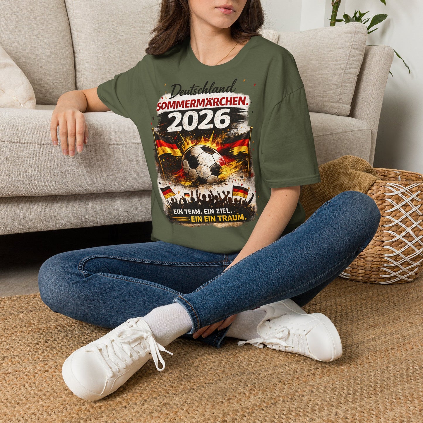 Deutschland Sommermärchen 2026 T-Shirt – Fußball Fan Shirt | Ein Team. Ein Ziel. Ein Traum.
