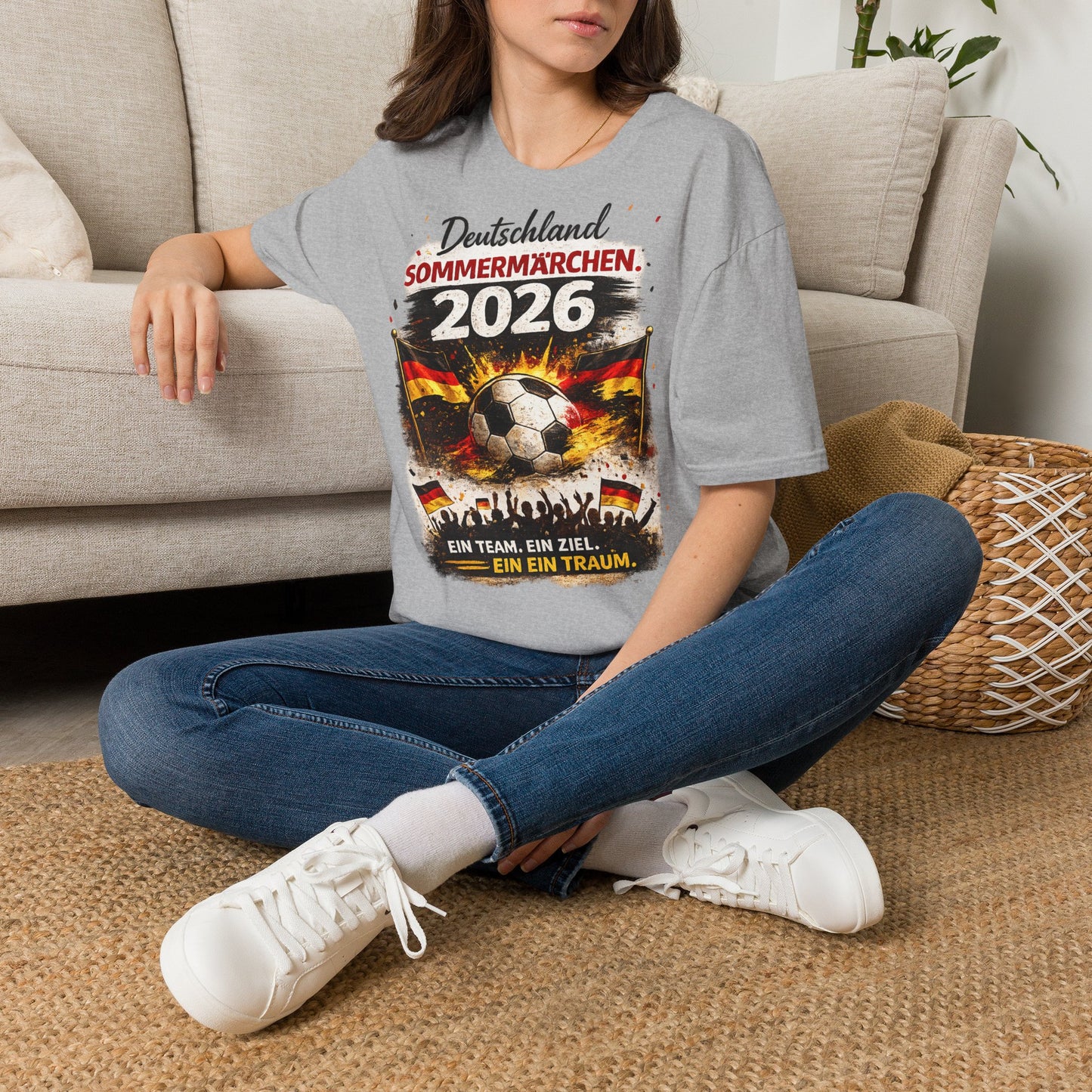 Deutschland Sommermärchen 2026 T-Shirt – Fußball Fan Shirt | Ein Team. Ein Ziel. Ein Traum.