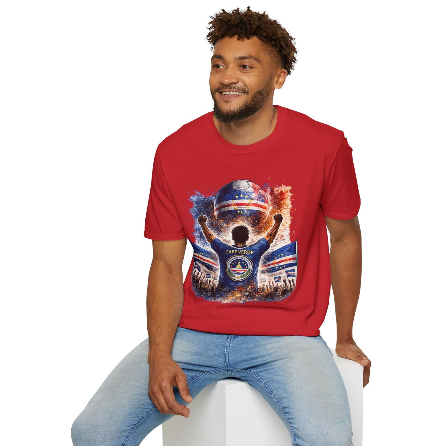 Kap Verde Fan Shirt – Cape Verde Football Supporter T-Shirt | Fußball Fan Geschenk