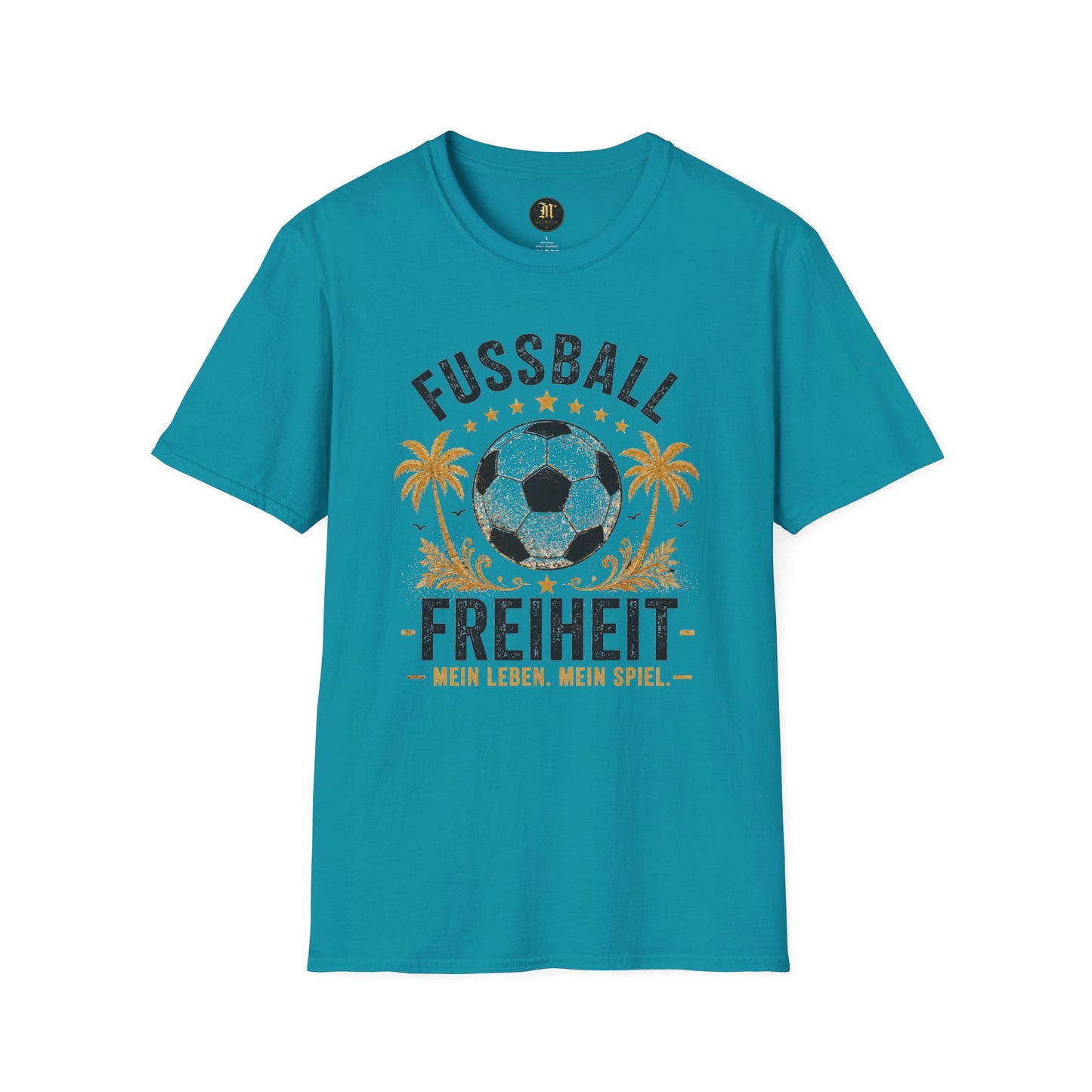 Fußball Freiheit Shirt – Vintage Fußball & Beach Lifestyle T-Shirt | Mein Leben. Mein Spiel