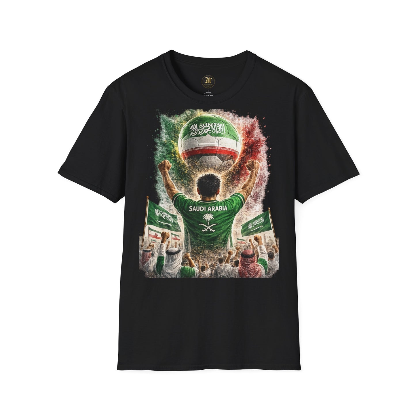 Saudi-Arabien Fußball Fan T-Shirt | Saudi Arabia Supporter Shirt | Saudi Arabia Fan Design | Fußball Fanartikel | Geschenk für Saudi-Arabien Fans