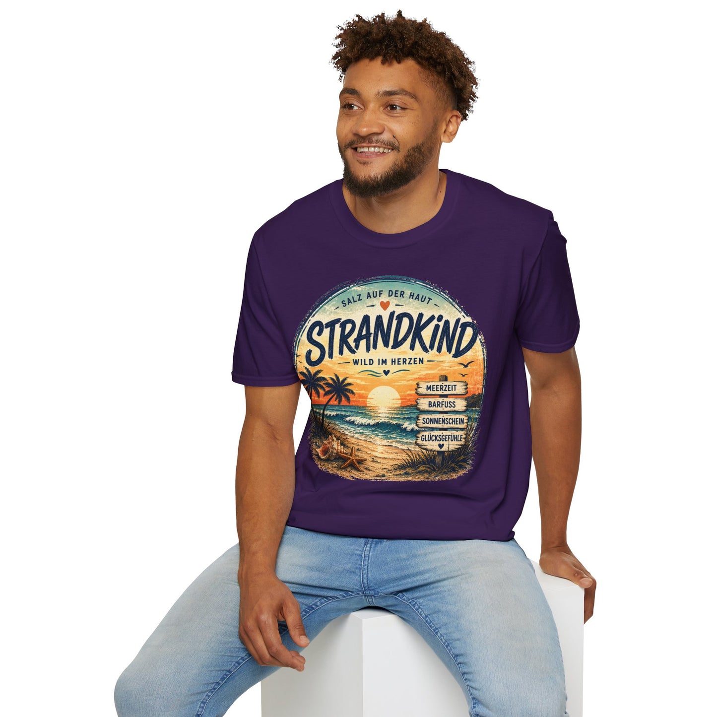 Strandkind T-Shirt – Salz auf der Haut, Wild im Herzen | Sommer & Meer Motiv