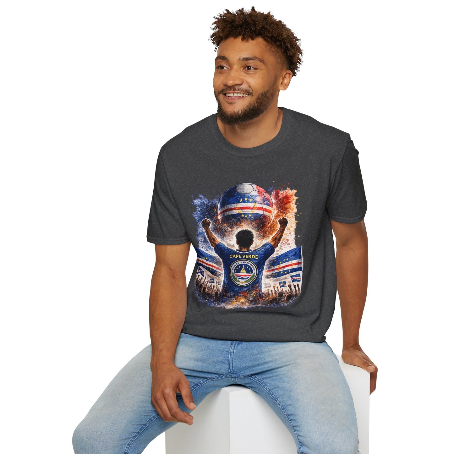 Kap Verde Fan Shirt – Cape Verde Football Supporter T-Shirt | Fußball Fan Geschenk