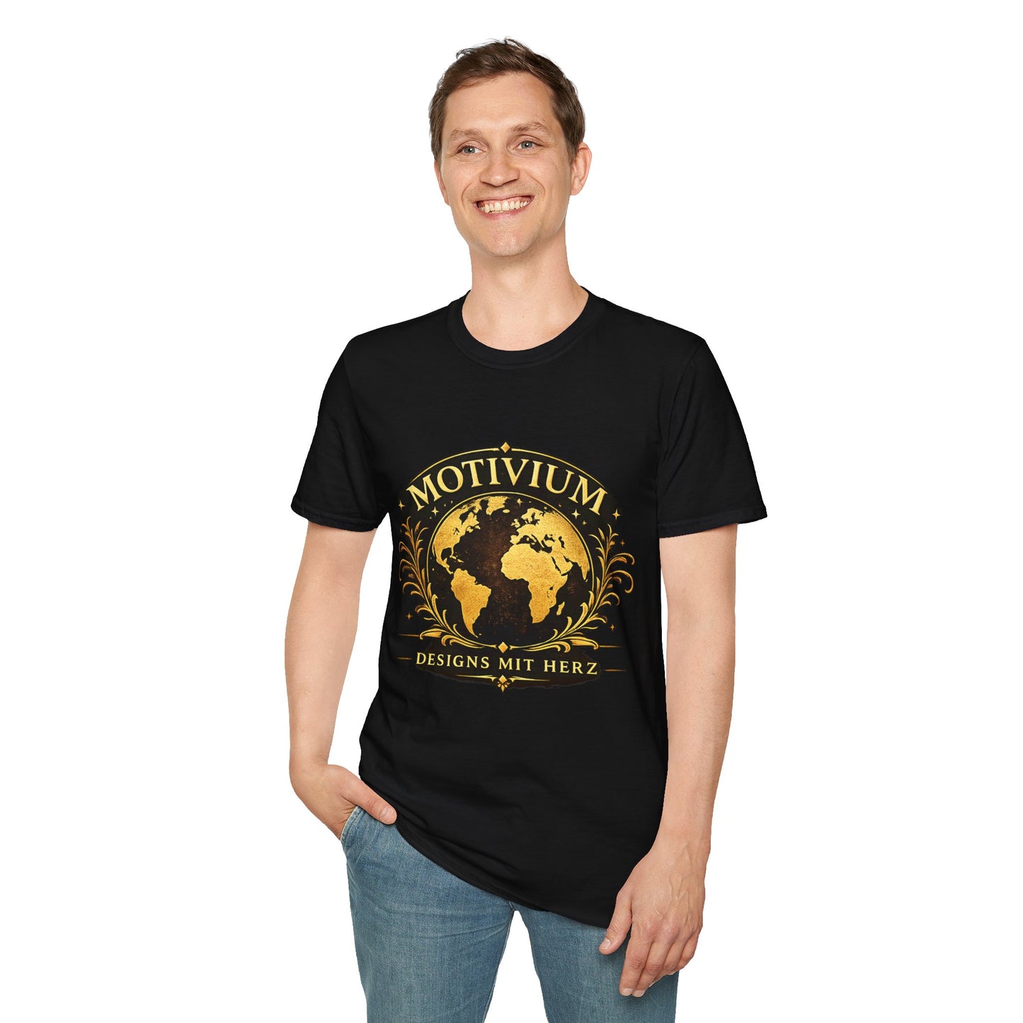 Motivium World Edition – Premium T-Shirt | Designs mit Herz