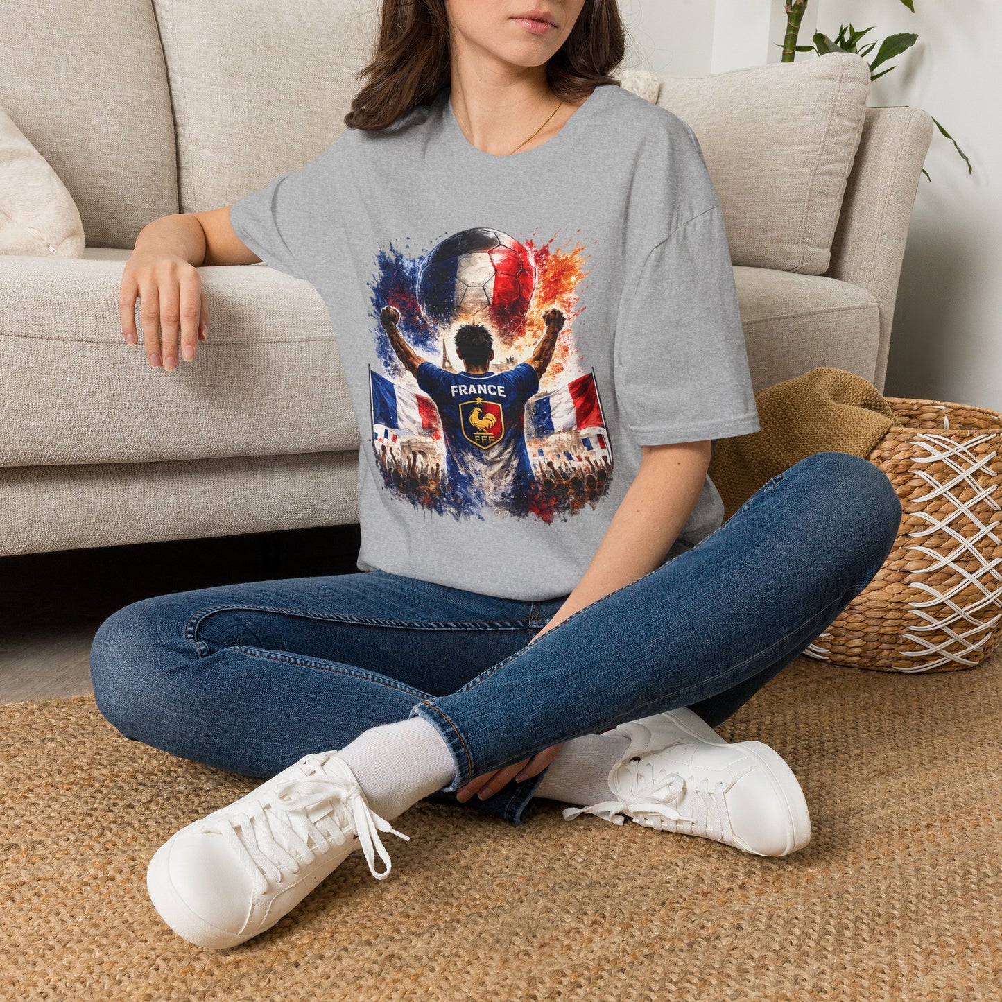 Frankreich Fan Shirt 2026 | France Football Supporter T-Shirt | Fußball Fan Geschenk