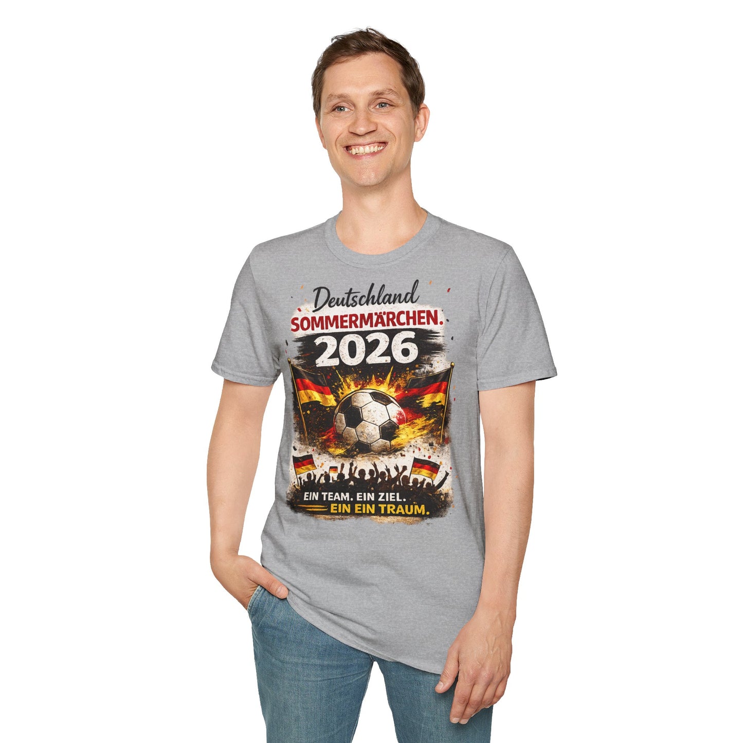 Deutschland Sommermärchen 2026 T-Shirt – Fußball Fan Shirt | Ein Team. Ein Ziel. Ein Traum.