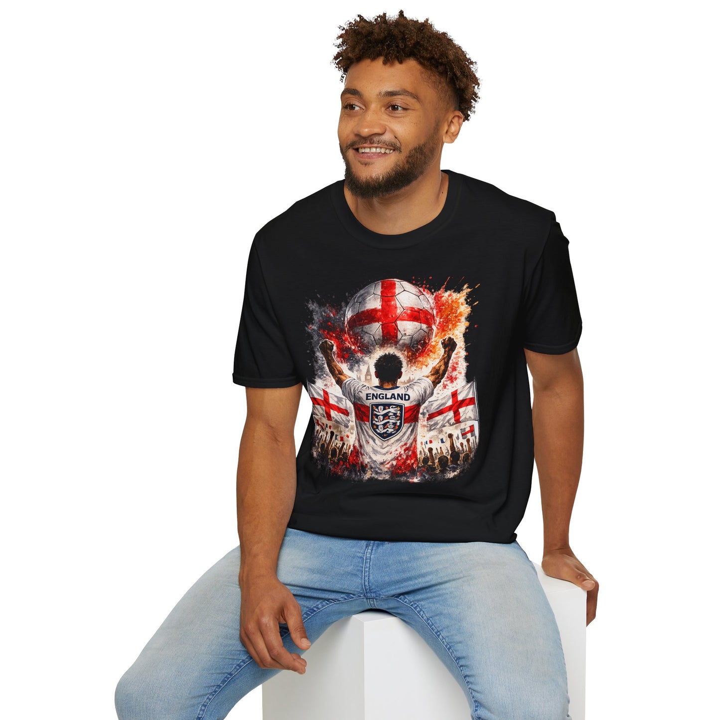 England Fan Shirt 2026 | England Football Supporter T-Shirt | Fußball Fan Geschenk