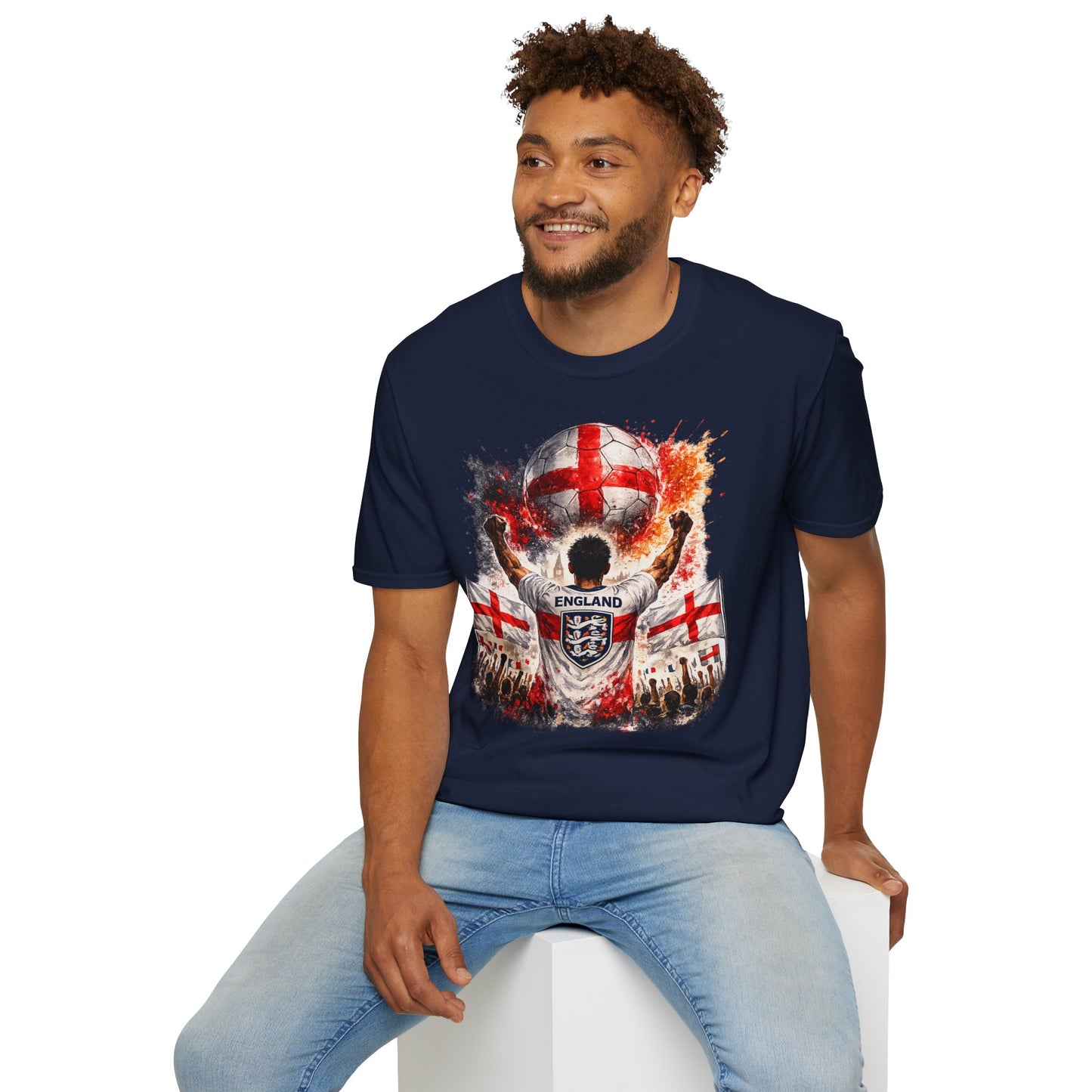 England Fan Shirt 2026 | England Football Supporter T-Shirt | Fußball Fan Geschenk