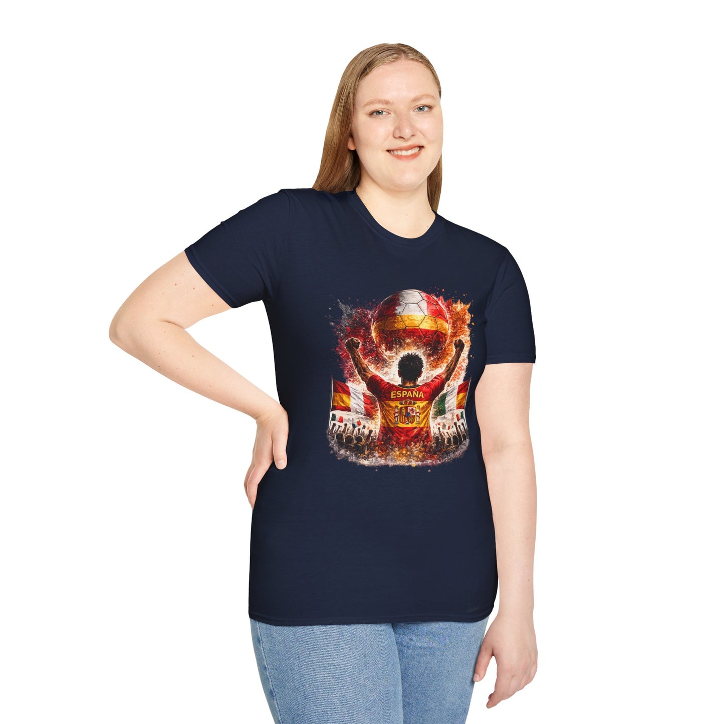 Spanien Fan Shirt 2026 | Spain Football Supporter T-Shirt | Fußball Fan Geschenk